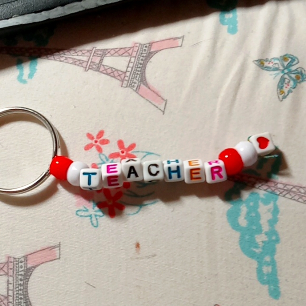 Teacher keychain